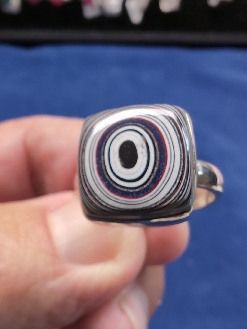 FORDITE IN SOLID STERLING SILVER 925 SIZE 7.5 - Picture 3 of 9